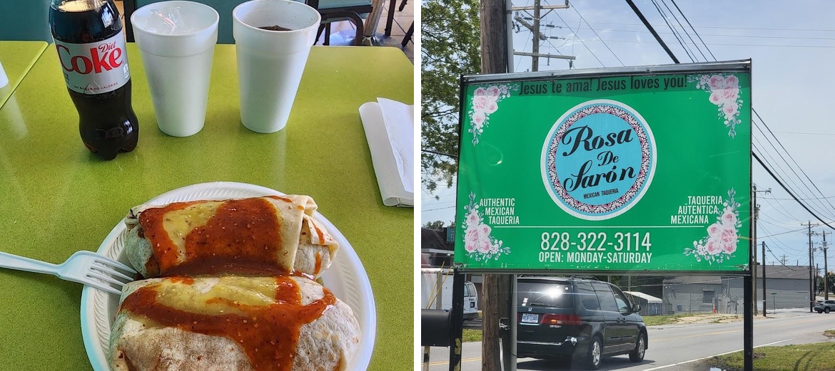 Rosa de Saron Mexican Taqueria Menu
